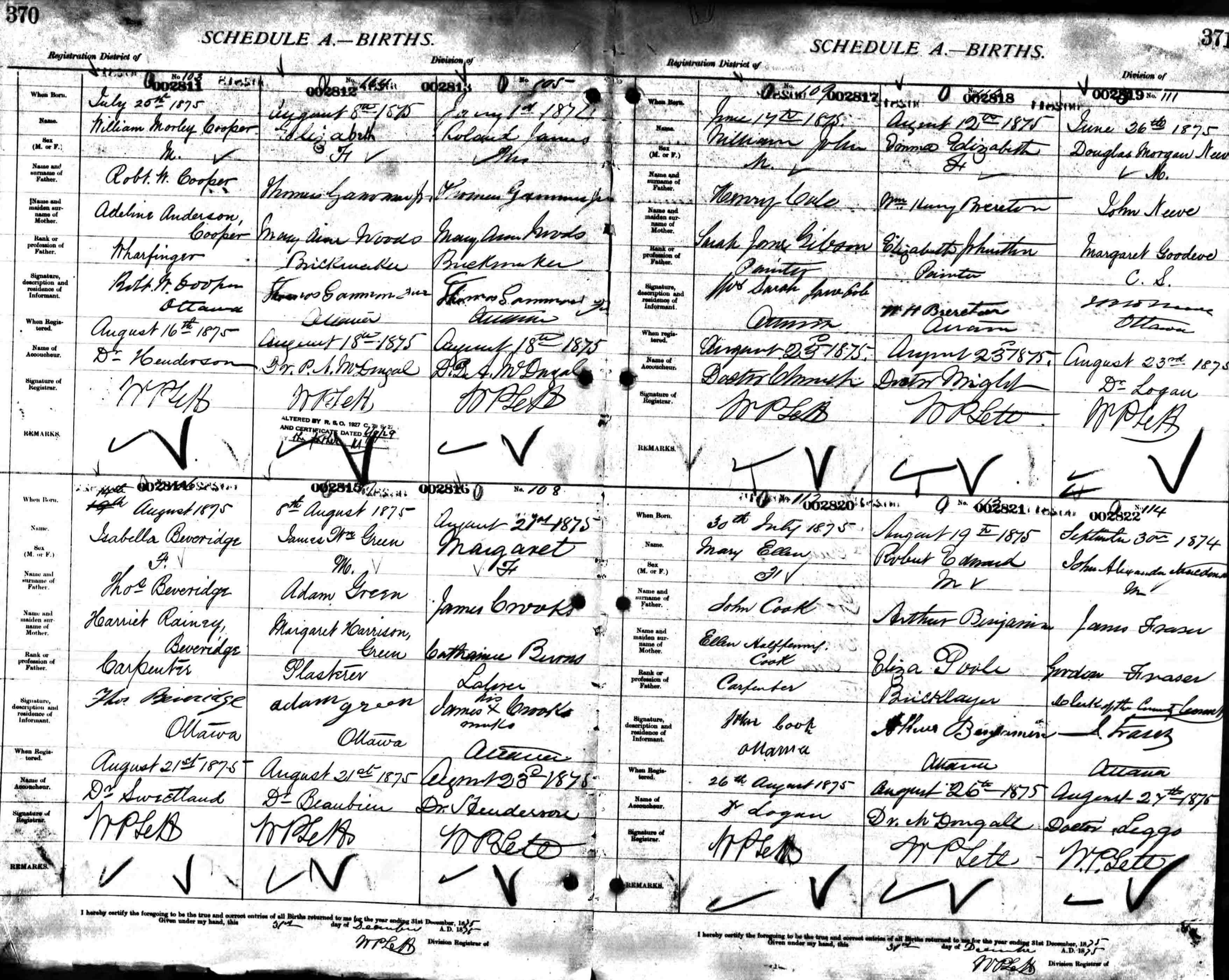 birth record - james william green 1875.jpg